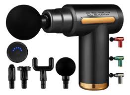 Masajeador Portátil 4-en-1: Alivio Profesional en Tus Manos